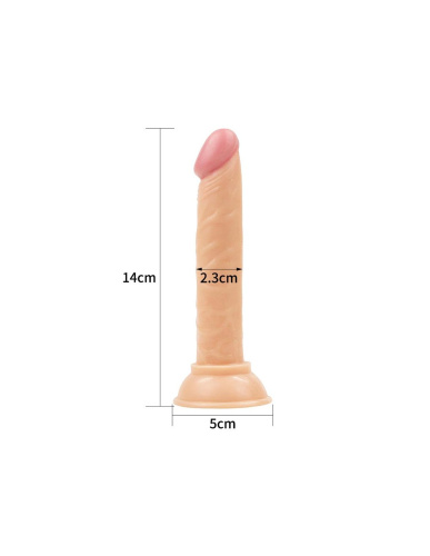 LoveToy Enduro Blaster Realistic Dong - Реалистичный фаллос на присоске, 14х2.3 см